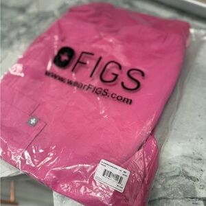 FIGS F*ing Pink Breast Cancer Awareness Limited Edition Kade Scrub Pant M Petite